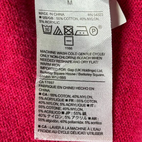 Vintage Gap Light Weight Open Front Cardigan, Women's Size M in Pink - Picture 6 of 6